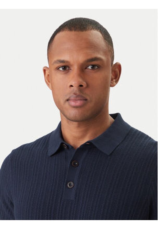 JOOP! Jeans Polo Colinor 30101603 Granatowy Regular Fit. Typ kołnierza: polo. Kolor: niebieski. Materiał: bawełna