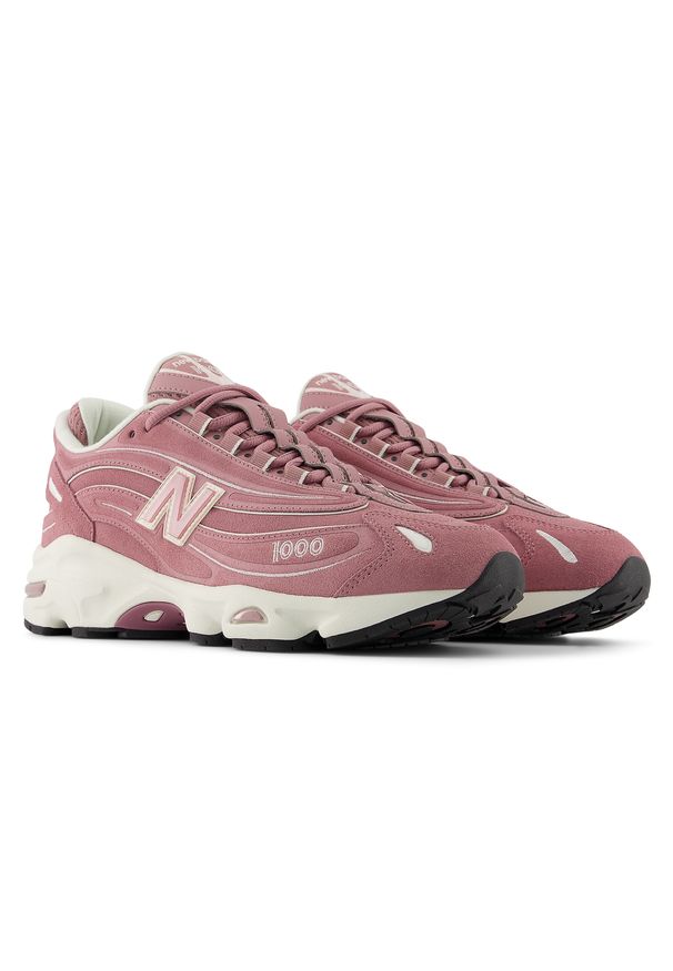 Buty unisex New Balance U100096V – różowe. Kolor: różowy. Materiał: zamsz. Szerokość cholewki: normalna