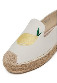 DeeZee Espadryle 8-807-2 Biały. Kolor: biały. Materiał: materiał #6