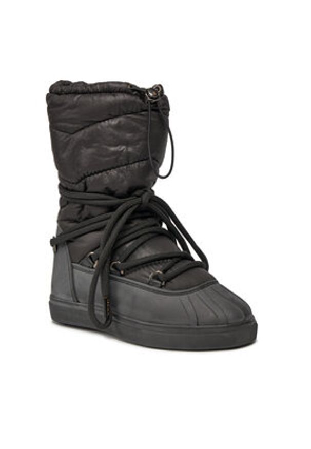 Inuikii Śniegowce Technical High 75205-105 Czarny. Kolor: czarny. Materiał: materiał