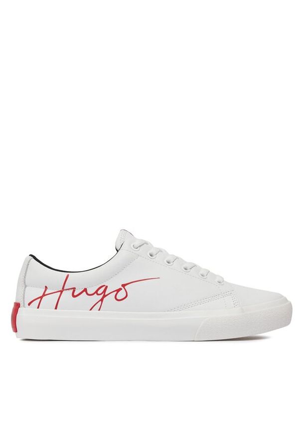 Hugo Sneakersy Dyerh Tenn 50518354 Biały. Kolor: biały. Materiał: skóra