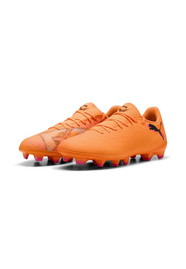 Puma - Buty piłkarskie unisex FUTURE 8 PLAY FG/AG PUMA. Kolor: żółty, wielokolorowy, czarny, pomarańczowy, różowy. Sport: piłka nożna