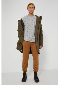 medicine - Medicine - Parka Basic. Okazja: na co dzień. Kolor: zielony. Materiał: futro. Styl: casual #8