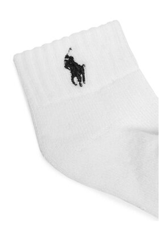 Polo Ralph Lauren Skarpety długie 441974057001 Biały. Kolor: biały. Materiał: materiał, bawełna