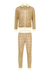 Dres Lonsdale Seabrook. Kolor: żółty, brązowy, wielokolorowy. Materiał: dresówka #2