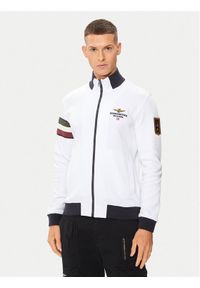 Aeronautica Militare Bluza 241FE1871P215 Écru Regular Fit. Materiał: bawełna