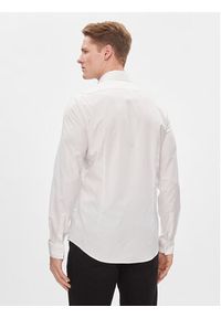 Calvin Klein Koszula K10K112305 Biały Slim Fit. Kolor: biały. Materiał: bawełna