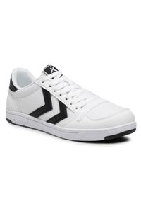 Sneakersy Hummel Stadil Light Canvas 208263-9001 White. Kolor: biały. Materiał: materiał