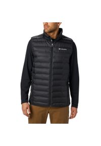 columbia - Kamizelka puchowa męska Columbia Lake 22 Down Vest. Kolor: czarny. Materiał: puch. Sport: turystyka piesza