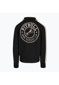 PITBULL - Bluza męska Pitbull Track Jacket San Diego. Kolor: czarny. Sport: fitness #2