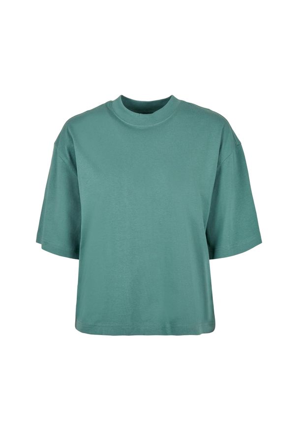 Urban Classics - Organiczna Koszulka Oversize Dla Kobiet. Kolor: niebieski
