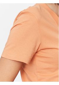 Calvin Klein Jeans T-Shirt J20J221429 Pomarańczowy Regular Fit. Kolor: pomarańczowy. Materiał: bawełna #5