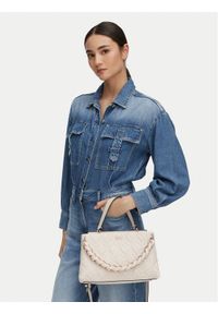 Guess Torebka Maxine HWQG97 33050 Kremowy. Kolor: kremowy. Materiał: skórzane #1