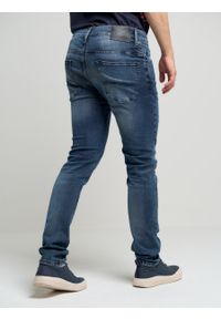 Big-Star - Spodnie jeans męskie skinny Jeffray 670. Stan: obniżony. Kolor: niebieski #6