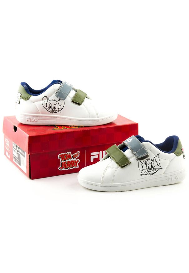 Buty dziecięce Fila Crosscourt 2 NT Tom and Jerry 32. Kolor: biały