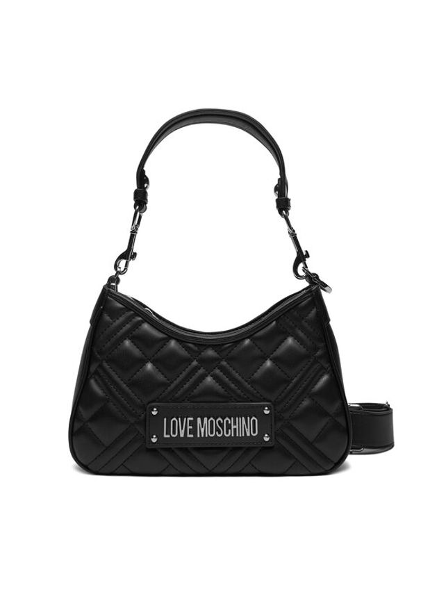 Love Moschino - LOVE MOSCHINO Torebka JC4152PP1MLA000B Czarny. Kolor: czarny. Materiał: skórzane