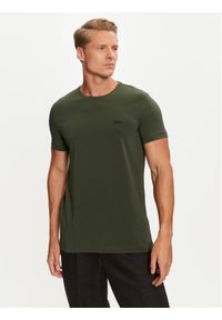 Calvin Klein T-Shirt K10K112724 Zielony Slim Fit. Kolor: zielony. Materiał: bawełna #1