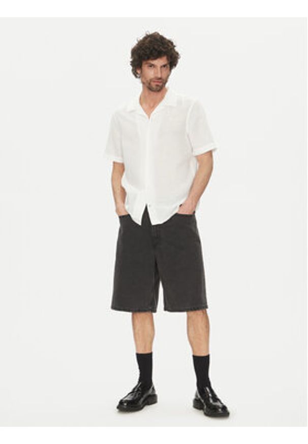 Calvin Klein Koszula K10K114197 Écru Regular Fit. Materiał: bawełna