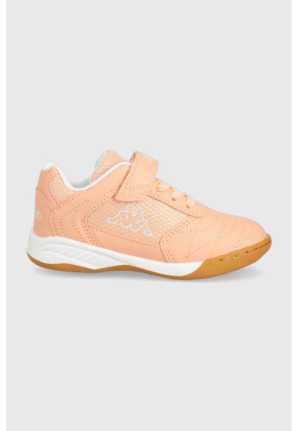 Kappa buty dziecięce kolor pomarańczowy. Nosek buta: okrągły. Zapięcie: rzepy. Kolor: pomarańczowy. Materiał: guma