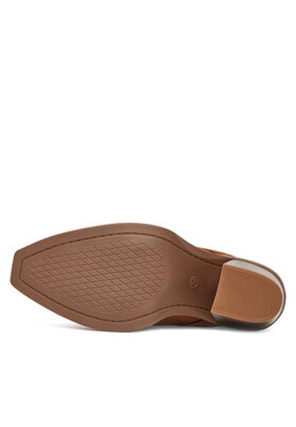 DeeZee Kowbojki LE601-165 Brązowy. Kolor: brązowy. Materiał: materiał