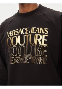 Versace Jeans Couture Bluza 76GAIT10 Czarny Regular Fit. Kolor: czarny. Materiał: bawełna