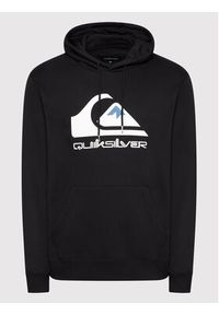 Quiksilver Bluza Big Logo EQYFT04450 Czarny Regular Fit. Kolor: czarny. Materiał: bawełna