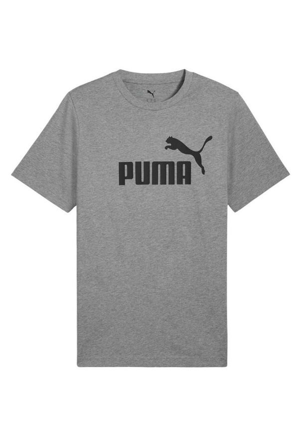 Puma - T-shirt Męski Logo ESS No.1. Kolor: szary. Sport: turystyka piesza