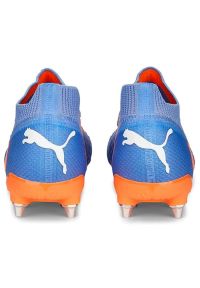 Buty piłkarskie Puma Future Ultimate Mxsg M 107164 01 niebieskie. Zapięcie: sznurówki. Kolor: niebieski. Materiał: syntetyk, materiał. Szerokość cholewki: normalna. Sport: piłka nożna