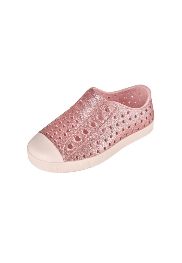 Native Shoes - Buty miejskie dziecięce NATIVE JEFFERSON BLING CHILD. Okazja: na co dzień. Kolor: różowy