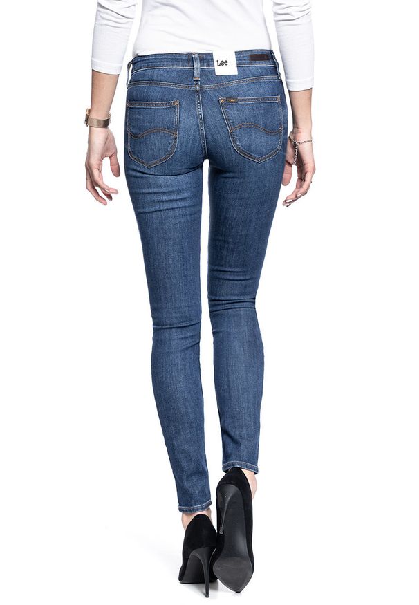 Lee - SPODNIE DAMSKIE LEE SKINNY SCARLETT DARK ABERDEEN L526SIMX 112111907