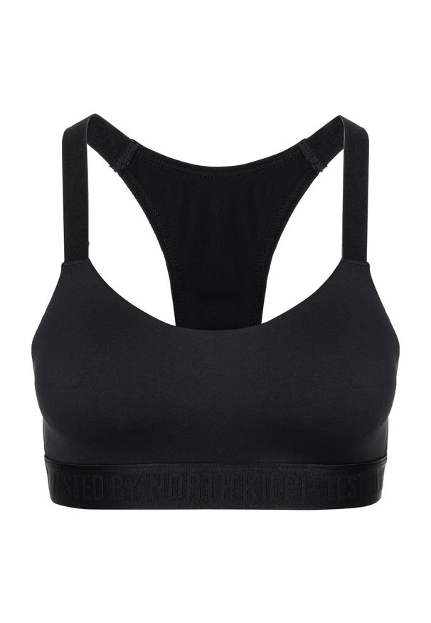 Damski biustonosz sportowy Kilpi RINTA-W. Kolor: czarny. Sport: bieganie