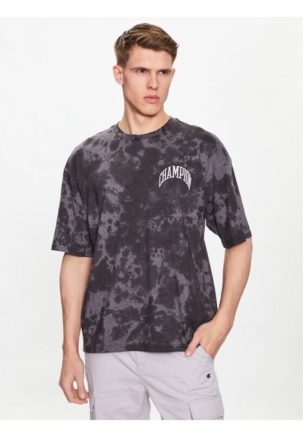Champion T-Shirt 218507 Szary Regular Fit. Kolor: szary. Materiał: bawełna