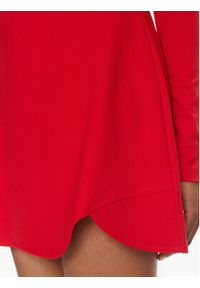 Tommy Jeans Spódnica mini Logo DW0DW17880 Czerwony Regular Fit. Kolor: czerwony. Materiał: syntetyk, wiskoza