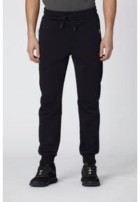 Aeronautica Militare - AERONAUTICA MILITARE Czarne męskie dresowe spodnie Sporty, Rozmiar S. Kolor: czarny. Materiał: dresówka #1