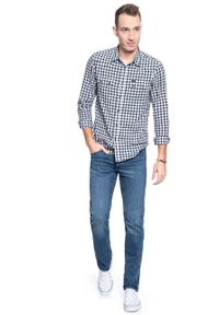 Wrangler - MĘSKIE SPODNIE JEANSOWE WRANGLER 11MWZ SLIM DARK TRACE W1MZXG13R #7