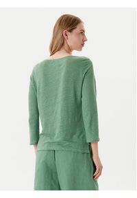 United Colors of Benetton - United Colors Of Benetton Bluzka 37UJD109X Zielony Regular Fit. Kolor: zielony. Materiał: len #5