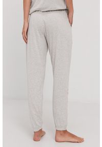 DKNY - Dkny - Spodnie piżamowe. Kolor: szary. Materiał: dzianina. Wzór: nadruk #2