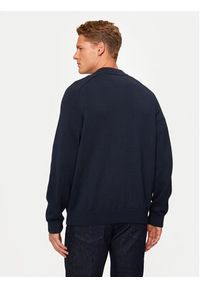 GANT - Gant Sweter 8050223 Granatowy Regular Fit. Kolor: niebieski. Materiał: wełna, bawełna #4