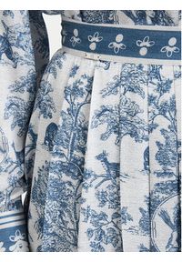 Fracomina Spódnica plisowana FS26SG2005W435K5 Niebieski jasny Regular Fit. Kolor: niebieski. Materiał: syntetyk #5