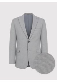 Pako Lorente - PAKO LORENTE - Szara marynarka garniturowa. Kolor: szary. Materiał: poliester, elastan, wiskoza. Styl: młodzieżowy #1