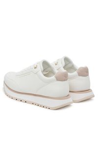 TOMMY HILFIGER - Tommy Hilfiger Sneakersy Low Cut Lace-Up T3A9-33996-1355A Biały. Kolor: biały. Materiał: skóra