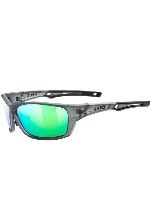 Okulary Uvex przeciwsłoneczne SportStyle 232 P 5170 Polavision. Kolor: szary, zielony, wielokolorowy. Sport: turystyka piesza