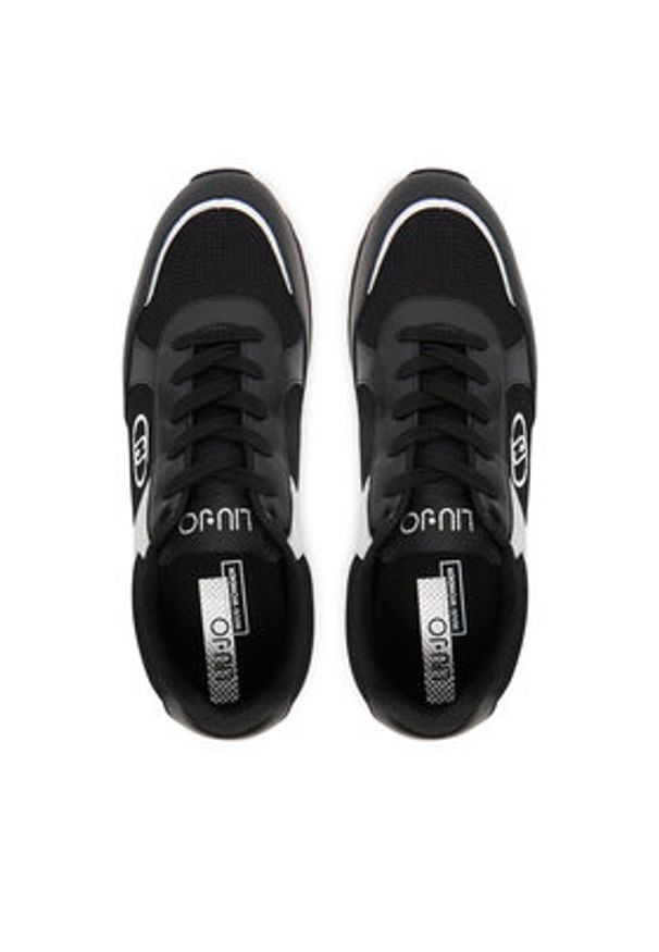 Liu Jo Sneakersy Low 01 BF5013 PX685 Czarny. Kolor: czarny. Materiał: materiał, mesh