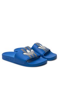 Adidas - adidas Klapki Adilette IG9267 Niebieski. Kolor: niebieski. Materiał: skóra #6