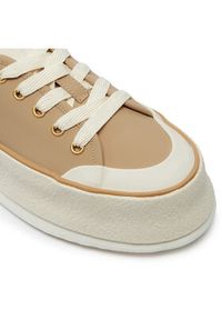 Max Mara Trampki Prefallsneaker 2424766011 Beżowy. Kolor: beżowy. Materiał: skóra #6