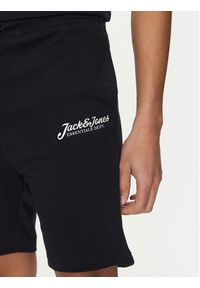 Jack & Jones - Jack&Jones Komplet t-shirt i szorty sportowe Beau 12277466 Granatowy Relaxed Fit. Kolor: niebieski. Materiał: bawełna. Styl: sportowy #5