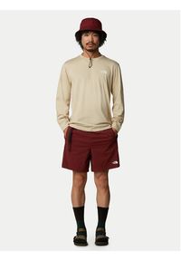 The North Face Longsleeve Simple Dome NF0A87QN Beżowy Regular Fit. Kolor: beżowy. Materiał: bawełna, syntetyk. Długość rękawa: długi rękaw #4