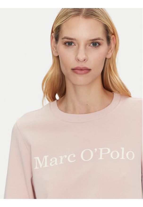 Marc O'Polo Bluza 500 4073 54055 Różowy Regular Fit. Typ kołnierza: polo. Kolor: różowy. Materiał: bawełna