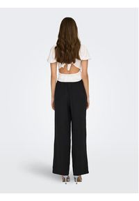 only - ONLY Spodnie materiałowe Thyra 15296375 Czarny Comfort Fit. Kolor: czarny. Materiał: bawełna #5
