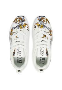 Versace Jeans Couture Sneakersy 78VA3SAA Biały. Kolor: biały. Materiał: skóra
